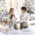 Bábika Elise Enchanted Woods Ma Corolle dlhé hnedé vlasy a modré žmurkajúce oči v zimnom outfite 36 cm
