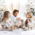 Bábika Elise Enchanted Woods Ma Corolle dlhé hnedé vlasy a modré žmurkajúce oči v zimnom outfite 36 cm