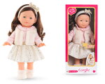Bábika Elise Enchanted Woods Ma Corolle dlhé hnedé vlasy a modré žmurkajúce oči v zimnom outfite 36 cm