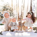 Bábika Elise Enchanted Woods Ma Corolle dlhé hnedé vlasy a modré žmurkajúce oči v zimnom outfite 36 cm