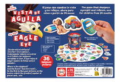 Spoločenská hra Orlí zrak My first Eagle Eye Educa 36 obrázkov v španielčine a angličtine