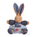 Plyšový zajačik Blue Denim-Chubby Rabbit Kaloo 25 cm v darčekovom balení pre najmenších modrý