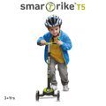 Kolobežka T5 smarTrike s T-lock systémom a nastaviteľnou rúčkou čierno-zelená