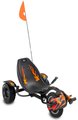 Motokára na šliapanie Go Kart Rocker Fire triker Exit Toys nafukovacie pneumatiky od 6 rokov