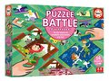 Puzzle Battle rozprávky Stories Junior Educa 16 druhov puzzle 144 dielikov a 16 kariet s obrázkami od 4 rokov