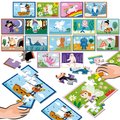 Puzzle Battle fantázia Fantasy Junior Educa 16 druhov puzzle 144 dielikov a 16 kariet s obrázkami od 4 rokov