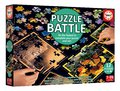 Puzzle Battle Príroda Nature Educa 12 druhov puzzle 504 dielikov a 12 kariet s obrázkami od 7 rokov