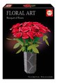 Kreatívne tvorenie Ruže Floral Art Bouquet of Roses Educa poskladaj si vlastnú kyticu od 8 rokov