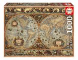 Puzzle Orbis Terrarum Educa 1000 dielov a Fix lepidlo