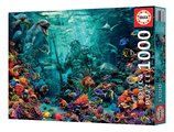 Puzzle Poseidon Coral Reef Educa 1000 dielov a Fix lepidlo