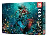 Puzzle Atlantis Educa 500 dielov a Fix lepidlo