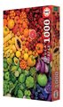 Puzzle Colourful Vitamins Educa 1000 dielov a Fix lepidlo