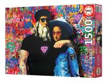 Puzzle Leo and Lisa TV Boy Educa 1500 dielov a Fix lepidlo