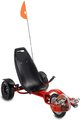 Motokára na šliapanie Go Kart Pro 100 triker Red Exit Toys nafukovacie pneumatiky od 6 rokov