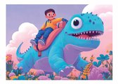 Puzzle Dinosauri Progresssive Educa progresívne 20-40-60-80 dielov od 4 rokov