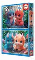 Puzzle Cute Monters Educa 2x100 dielov od 6 rokov