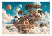 Puzzle Kingdom of Clouds Educa 500 dielov a Fix lepidlo