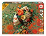 Puzzle Lizard Queen Educa 500 dielov a Fix lepidlo