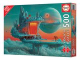 Puzzle Planet of Fire and Ice Educa 500 dielov a Fix lepidlo