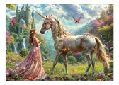 Puzzle Fairies Unicorns and Butterflies Educa 500 dielov a Fix lepidlo