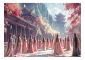 Puzzle The Geishas Educa 1000 dielov a Fix lepidlo