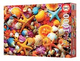 Puzzle Collage of Shells Educa 1000 dielov a Fix lepidlo