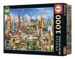Puzzle Symbols of Europe Miniature Educa miniatúrne 1000 dielov a Fix lepidlo