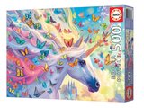 Puzzle Rainbow Unicorn Educa 500 dielov a Fix lepidlo