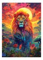 Puzzle Majestic Look of the Lion Educa 500 dielov a Fix lepidlo