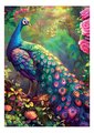 Puzzle Peacock Garden Educa 1000 dielov a Fix lepidlo