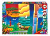 Puzzle Philip Stanton Penelope Waits Educa 2000 dielov a Fix lepidlo
