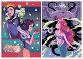 Puzzle Villains versus Princesses Disney Educa 2x500 dielov a Fix lepidlo