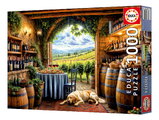 Puzzle Canes Et Vinum Educa 1000 dielov a Fix lepidlo