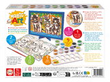 Maľovanie podľa čísiel Šteniatka a mačičky Magic Art Number Cats & Dogs Educa 2 obrázky s rámikom a 9 farieb so štetcom a paletou od 9 rokov