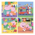 Puzzle v kufríku Peppa Pig Progressive Educa progresívne 6-9-12-16 dielikov