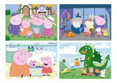 Puzzle Peppa Pig Multi 4 Junior Educa progresívne 20-40-60-80 dielikov od 4 rokov