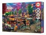 Puzzle Cycling in Amsterdam Educa 6000 dielov