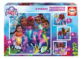 Puzzle Ariel Disney Progressive Educa progresívne 12-16-20-25 dielov
