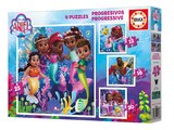 Puzzle Ariel Disney Progressive Educa progresívne 12-16-20-25 dielov