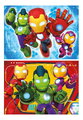 Puzzle Iron Man and His Awesome Friends Educa 2x48 dielov od 4 rokov