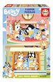 Drevené puzzle Bluey Educa 2x16 dielov