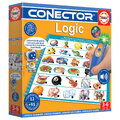 Spoločenská hra Učíme sa logicky myslieť Logic Conector Educa s inteligentným perom so zvukom a svetlom 95 otázok v španielčine francúzštine portugalč