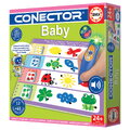 Spoločenská hra Učíme sa s tematickými obrázkami Baby Conector Educa s inteligentným perom so zvukom a svetlom 65 otázok v španielčine, angličtine, fr