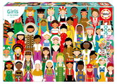Puzzle Girls of the World Educa 300 dielov od 8 rokov EDU20476