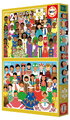 Puzzle Girls of America & Africa Educa 2x100 dielov od 6 rokov EDU20479