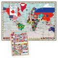 Puzzle Flags of the World Educa 150 de piese, de la 6 ani