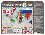 Puzzle Flags of the World Educa 150 de piese, de la 6 ani