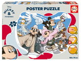 Puzzle plakát Mickey & Friends Poster Educa 250 dílků a Fix lepidlo od 8 let