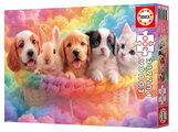 Puzzle Basket Buddies World Educa 300 de piese, de la 8 ani