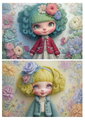 Puzzle Flower Girls Educa 2x100 de piese de la 6 ani
